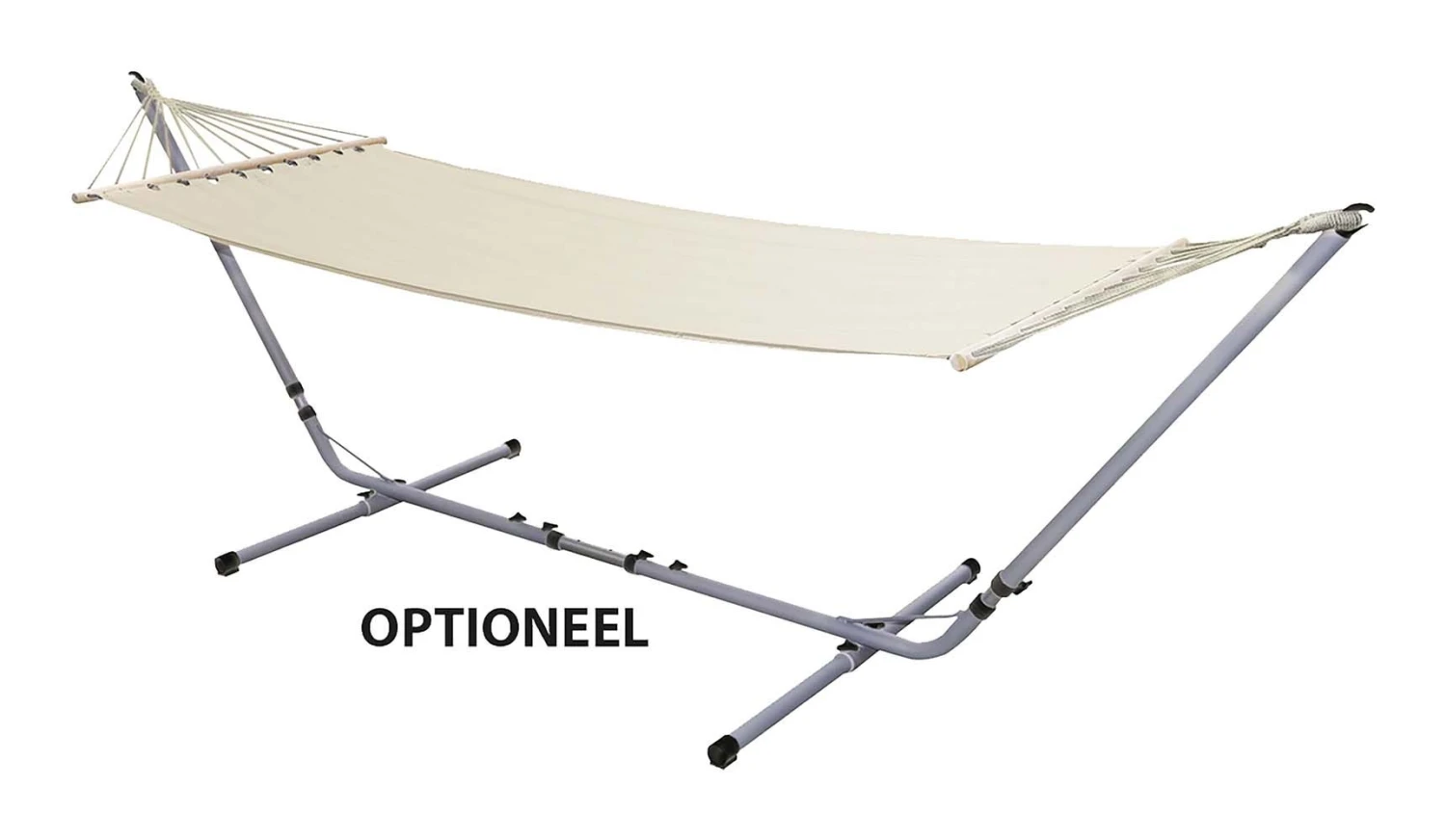 Bo-Camp Santa Barbara Hangmat Met Spreidstok - Haze 4 Bo-Camp Santa Barbara Hangmat Met Spreidstok - Haze - Afbeelding 2