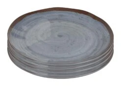 Bo-Camp Halo Set Van 4 Grijze Dinerborden