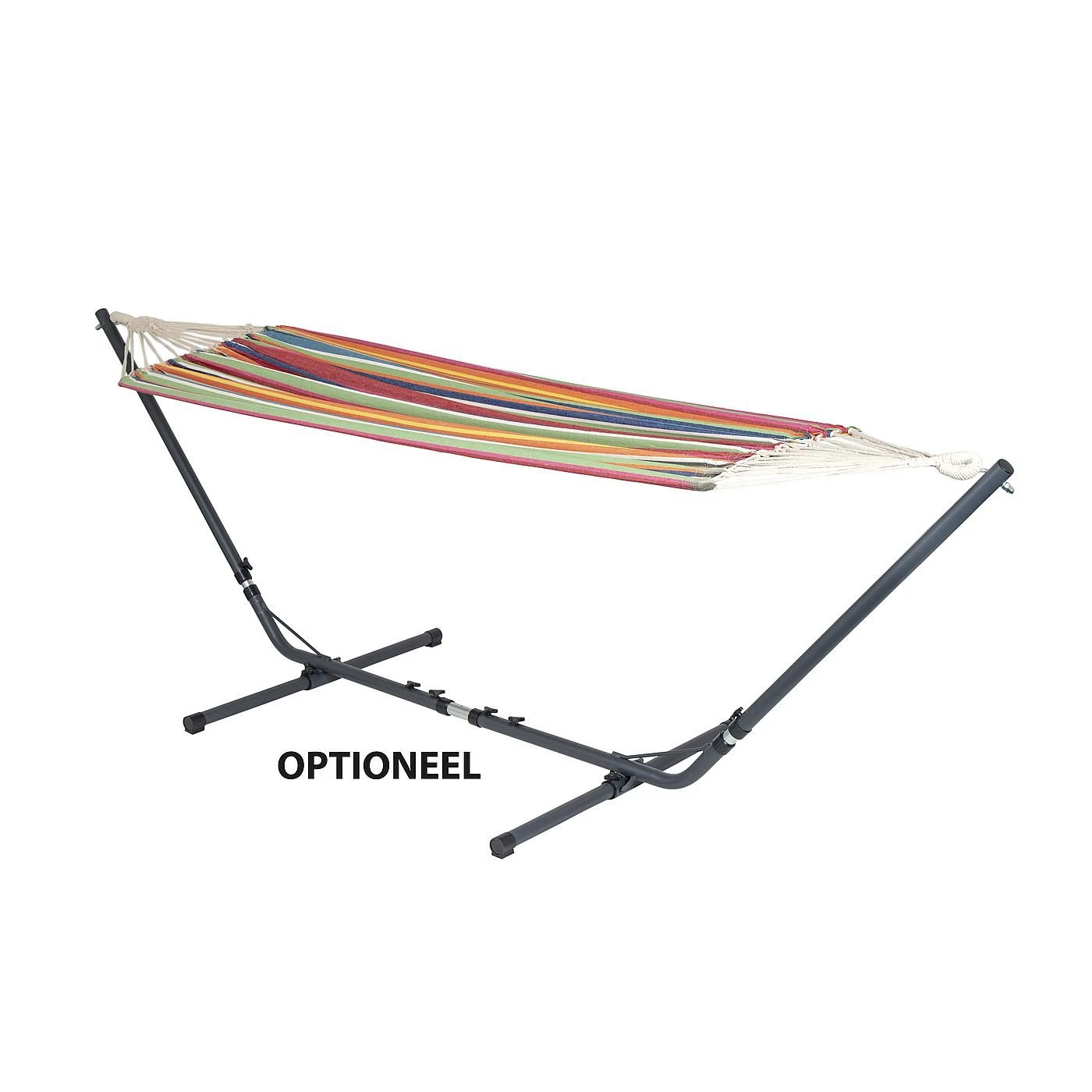 Bo-Camp Rumba Hangmat - Rainbow 4 Bo-Camp Rumba Hangmat - Rainbow - Afbeelding 2