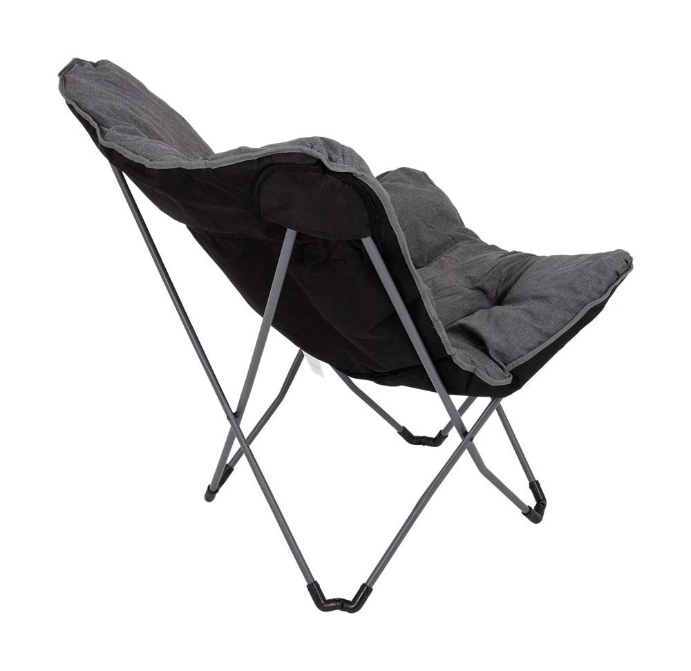 Bo-Camp Urban Outdoor Redbrigde L Vlinderstoel - Grey 8 Bo-Camp Urban Outdoor Redbrigde L Vlinderstoel - Grey - Afbeelding 6
