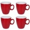 Bo-Camp Two-Tone Set Van 4 Melamine Mokken - Red