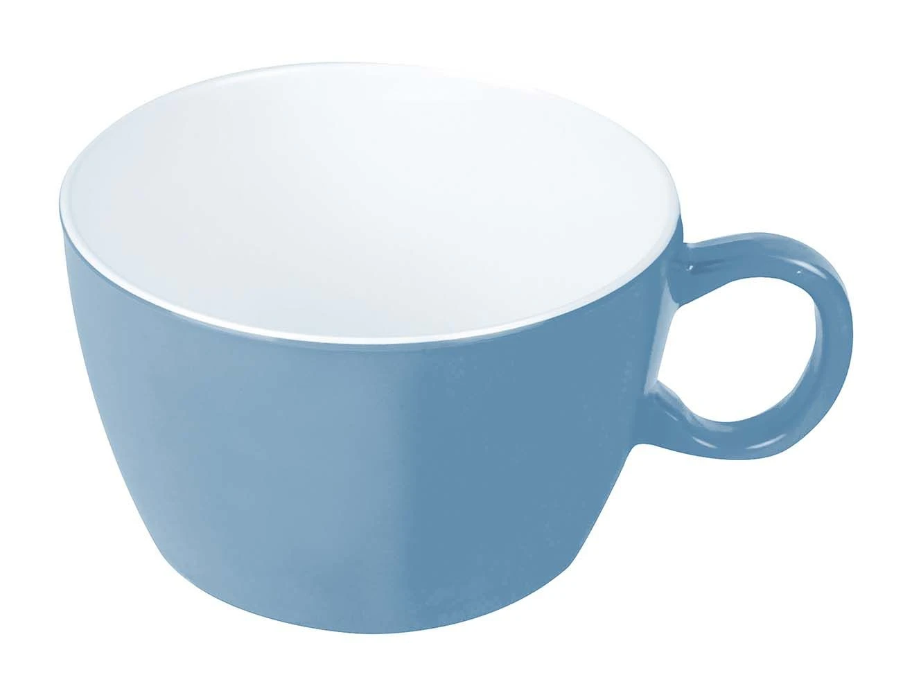 Bo-Camp Two-Tone Set Van 4 Melamine Soepkommen - Blue 4 Bo-Camp Two-Tone Set Van 4 Melamine Soepkommen - Blue - Afbeelding 2