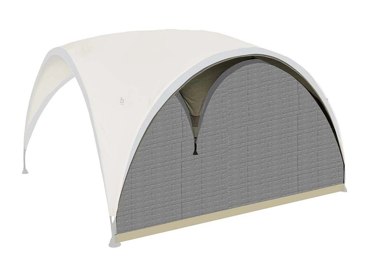 Bo-Camp Party Shelter Medium Zijwand Met Gaas - White 3 Bo-Camp Party Shelter Medium Zijwand Met Gaas - White