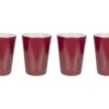 Bo-Camp Two-Tone Set Van 4 Melamine Bekers - Red