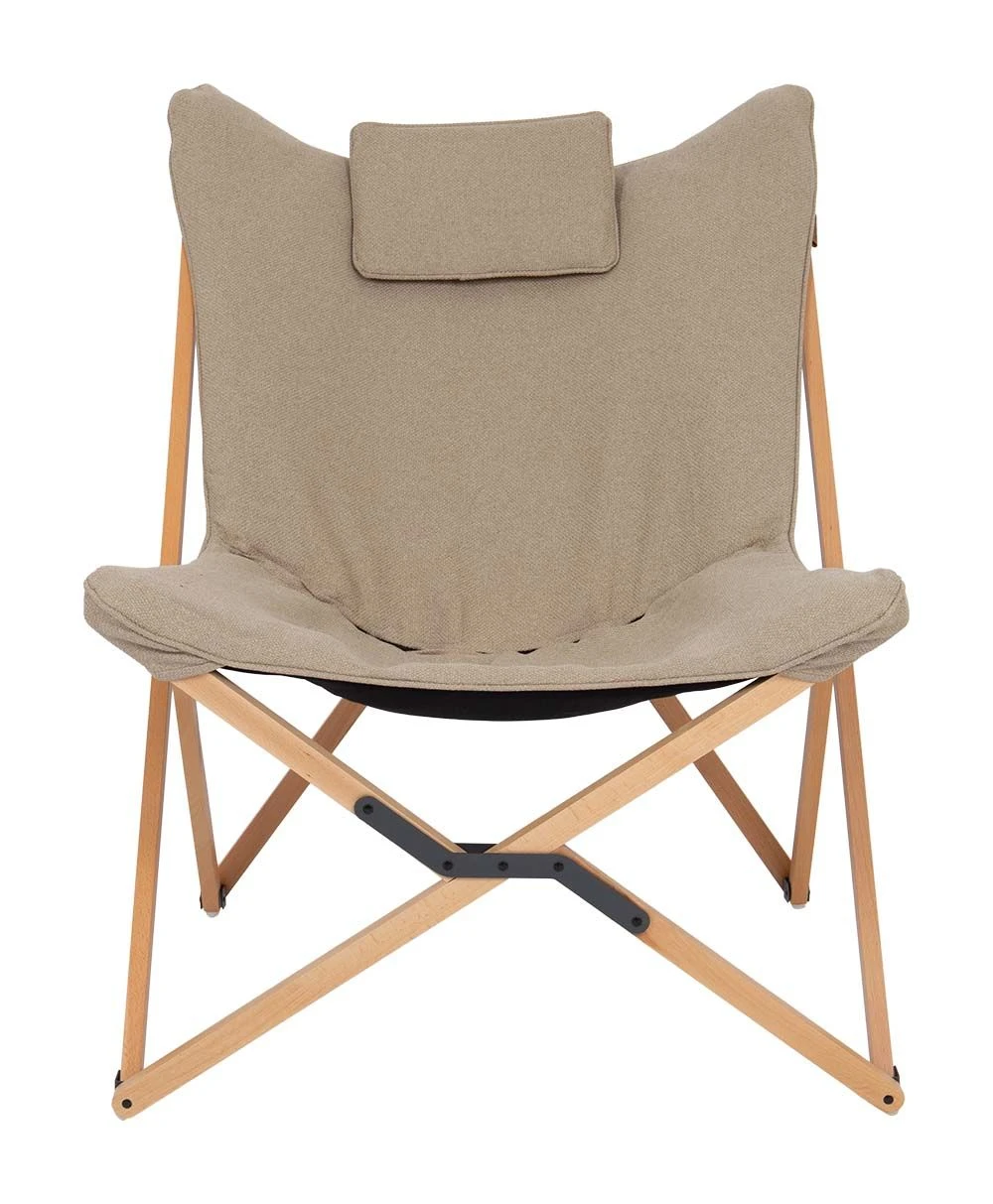 Bo-Camp Urban Outdoor Wembley L Nika Vouwstoel - Beige 4 Bo-Camp Urban Outdoor Wembley L Nika Vouwstoel - Beige - Afbeelding 2