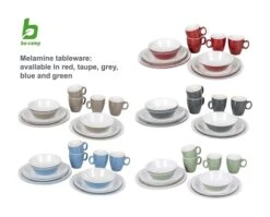 Bo-Camp Two-tone Green 16-delig Serviesset -Bo-Camp 6647783e894908.68945377