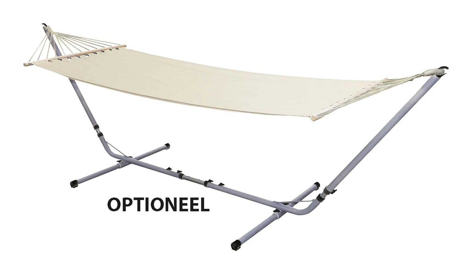 Bo-Camp Samba Hangmat Met Spreidstok - Haze 4 Bo-Camp Samba Hangmat Met Spreidstok - Haze - Afbeelding 2