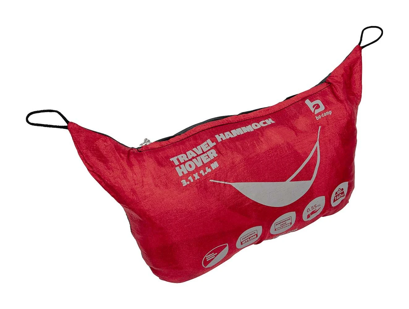 Bo-Camp Parachute Hover Reishangmat - Red 5 Bo-Camp Parachute Hover Reishangmat - Red - Afbeelding 3