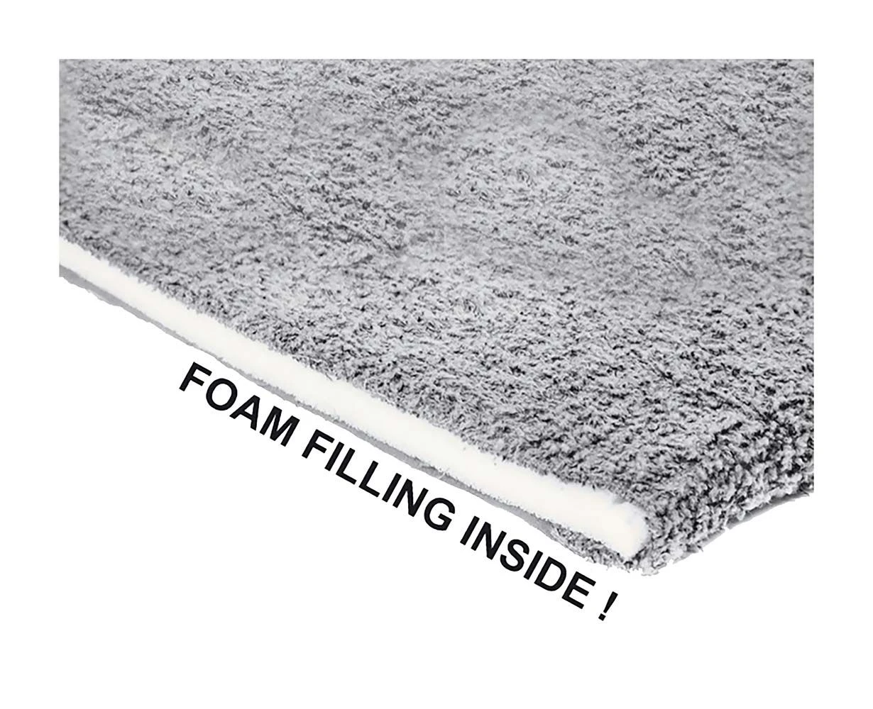 Bo-Camp Maat L Universele Gepolsterde Relaxstoelhoes - Grey 4 Bo-Camp Maat L Universele Gepolsterde Relaxstoelhoes - Grey - Afbeelding 2