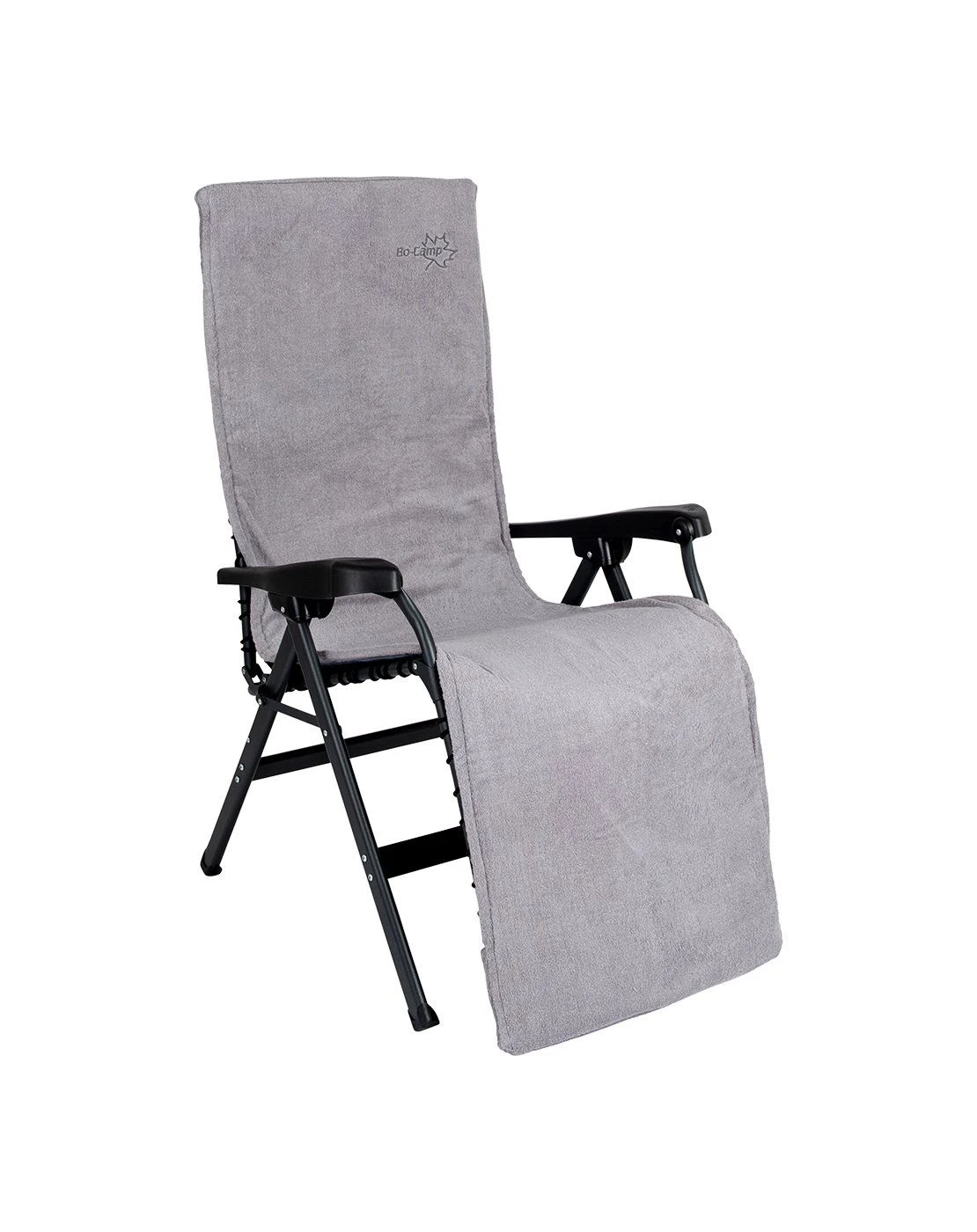 Bo-Camp Maat L Universele Gepolsterde Relaxstoelhoes - Grey 3 Bo-Camp Maat L Universele Gepolsterde Relaxstoelhoes - Grey