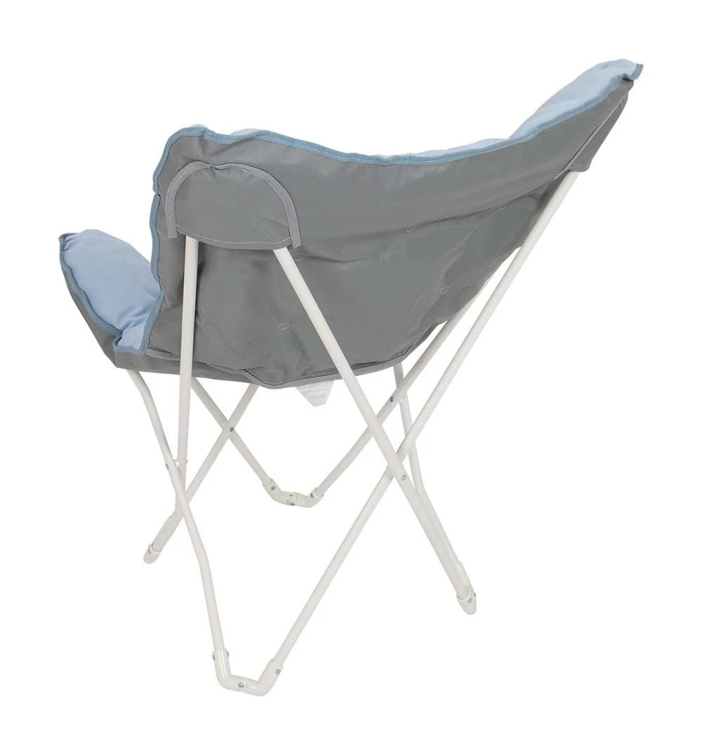 Bo-Camp Pastel Collection Murat Vlinderstoel - Blue 7 Bo-Camp Pastel Collection Murat Vlinderstoel - Blue - Afbeelding 5