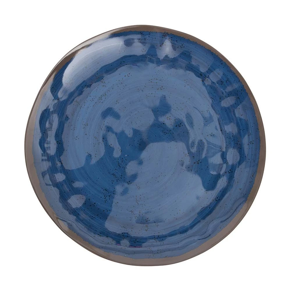 Bo-Camp Halo Set Van 4 Melamine Dinerborden - Blue 5 Bo-Camp Halo Set Van 4 Melamine Dinerborden - Blue - Afbeelding 3