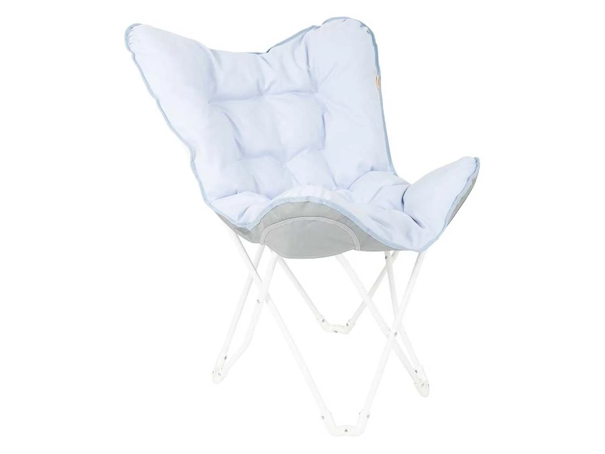 Bo-Camp Pastel Collection Murat Vlinderstoel - Blue 3 Bo-Camp Pastel Collection Murat Vlinderstoel - Blue