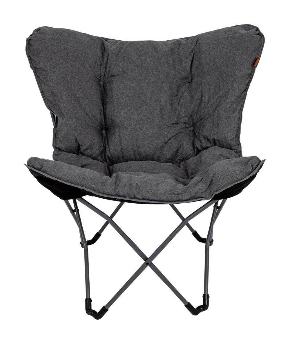 Bo-Camp Urban Outdoor Redbrigde L Vlinderstoel - Grey 4 Bo-Camp Urban Outdoor Redbrigde L Vlinderstoel - Grey - Afbeelding 2