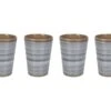 Bo-Camp Halo Set Van 4 Melamine Bekers - Grey