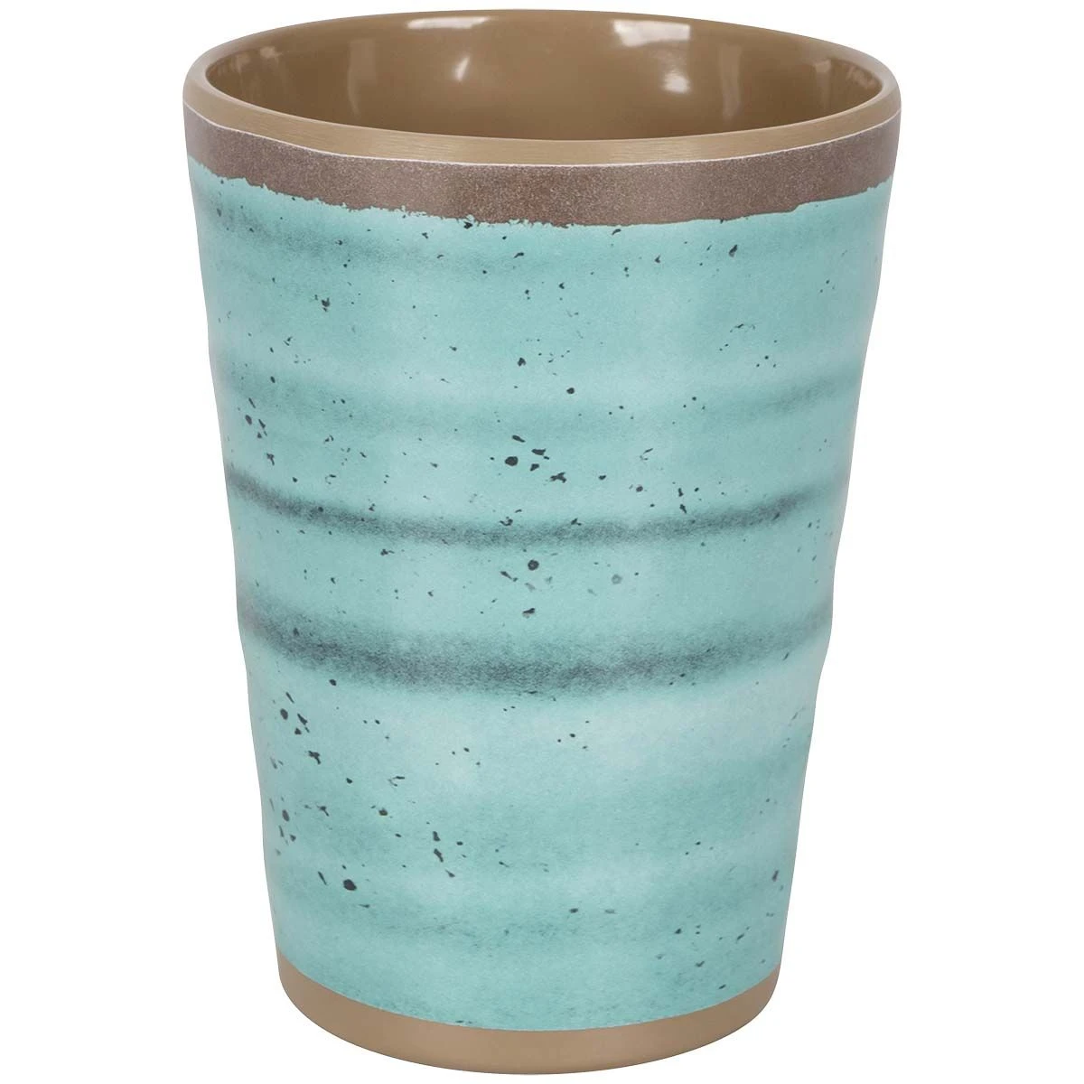 Bo-Camp Halo Set Van 4 Melamine Bekers - Aqua 4 Bo-Camp Halo Set Van 4 Melamine Bekers - Aqua - Afbeelding 2