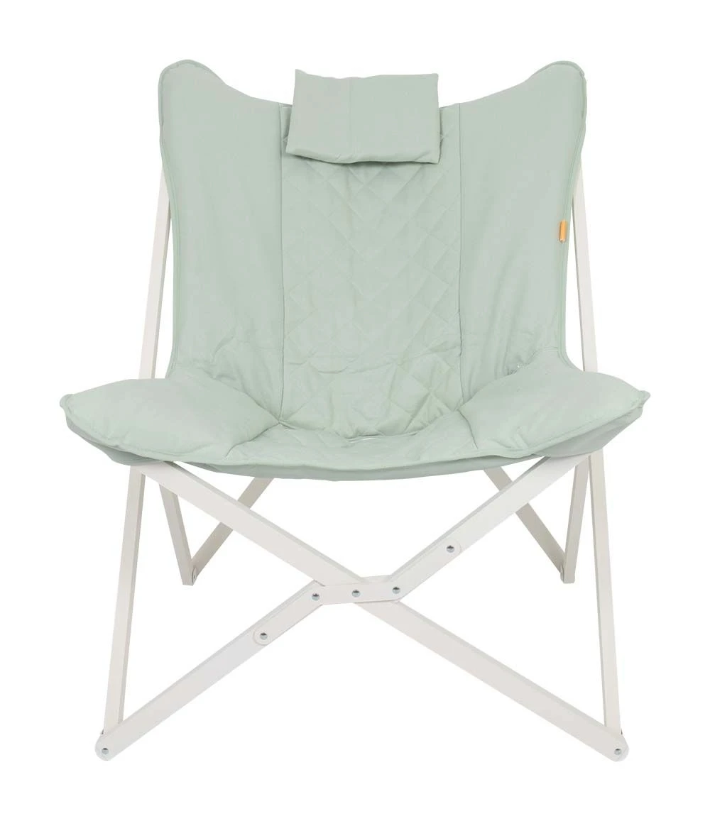 Bo-Camp Pastel Collection Gordes Relaxstoel - Green 4 Bo-Camp Pastel Collection Gordes Relaxstoel - Green - Afbeelding 2
