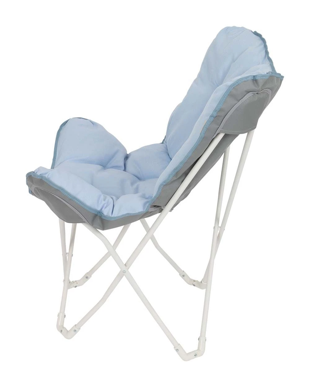 Bo-Camp Pastel Collection Murat Vlinderstoel - Blue 6 Bo-Camp Pastel Collection Murat Vlinderstoel - Blue - Afbeelding 4