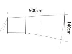 Bo-Camp Dennis Windscherm -Bo-Camp bo camp dennis windscherm 5 ecommerce 2