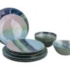 Bo-Camp Halo Blue/Green Serviesset - 12-delig 2 Bo-Camp Halo Blue/Green Serviesset - 12-delig -Bo-Camp bo camp halo blue green serviesset 12 delig ecommerce