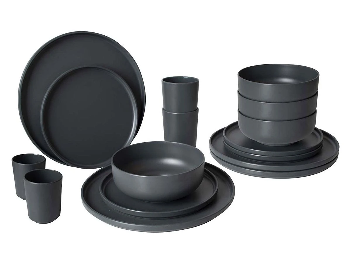 Bo-Camp Industrial Patom 16-delig Serviesset - Anthracite 3 Bo-Camp Industrial Patom 16-delig Serviesset - Anthracite