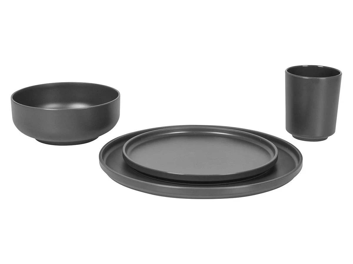 Bo-Camp Industrial Patom 16-delig Serviesset - Anthracite 5 Bo-Camp Industrial Patom 16-delig Serviesset - Anthracite - Afbeelding 3