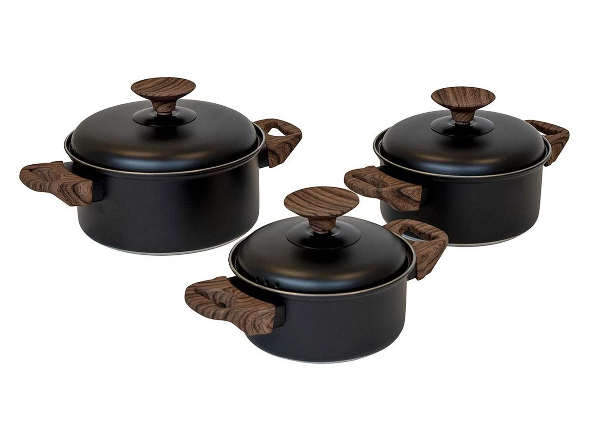 Bo-Camp Industrial Stewart Pannenset - 3-delig 3 Bo-Camp Industrial Stewart Pannenset - 3-delig