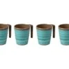 Bo-Camp Halo L Set Van 4 Melamine Mokken - Aqua -Bo-Camp d1acf9ebb091a128