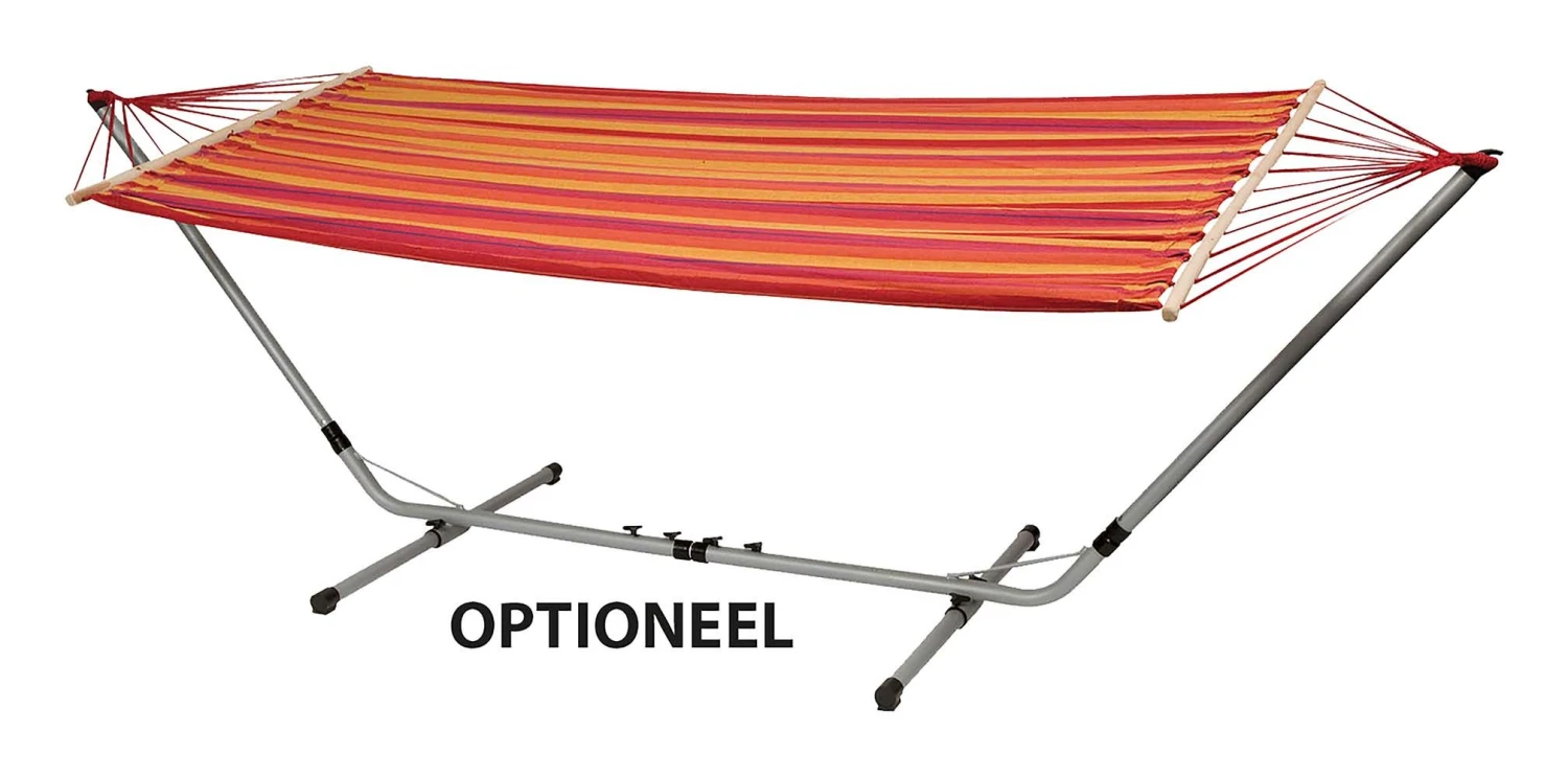 Bo-Camp Santa Barbara Hangmat Met Spreidstok - Sunset 4 Bo-Camp Santa Barbara Hangmat Met Spreidstok - Sunset - Afbeelding 2