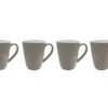 Bo-Camp Two-Tone Set Van 4 Melamine L Mokken - Taupe