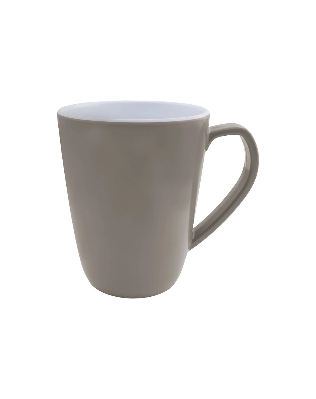 Bo-Camp Two-Tone Set Van 4 Melamine L Mokken - Taupe 4 Bo-Camp Two-Tone Set Van 4 Melamine L Mokken - Taupe - Afbeelding 2